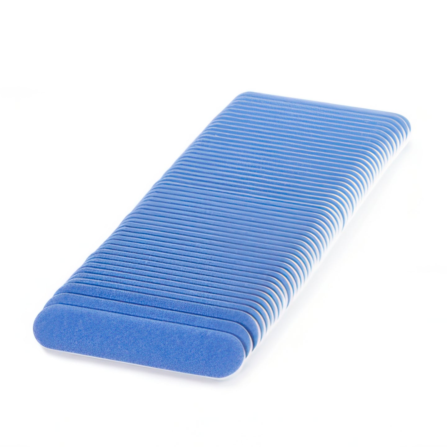 Iridesi Professional Mini Blue Finger Nail Files 120/240 Washable Emery Boards 3-1/2 by 3/4 Inches 12 Fingernail Files Per Pack